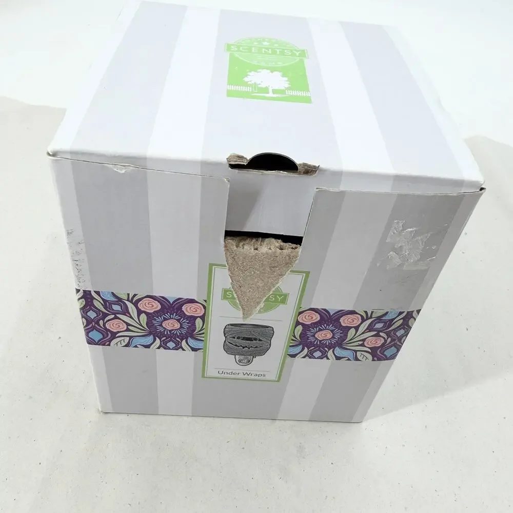 Scentsy “UNDER WRAPS” Mummy Halloween Full Size Wax Warmer NEW with Box
